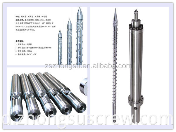 China Hard Screw Barrel untuk Arburg Injection Machine/Mini Screw Secents